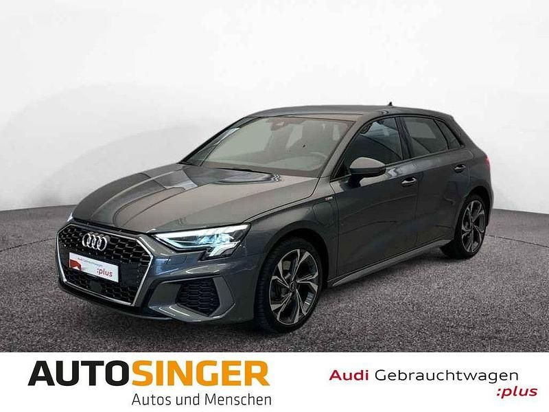Daytonagrau perleffekt Gebraucht 2021 Audi A3 Sportback e-tron S-Line Limousine | 26.810 € (Etwas zu teuer) - Bild 1/4