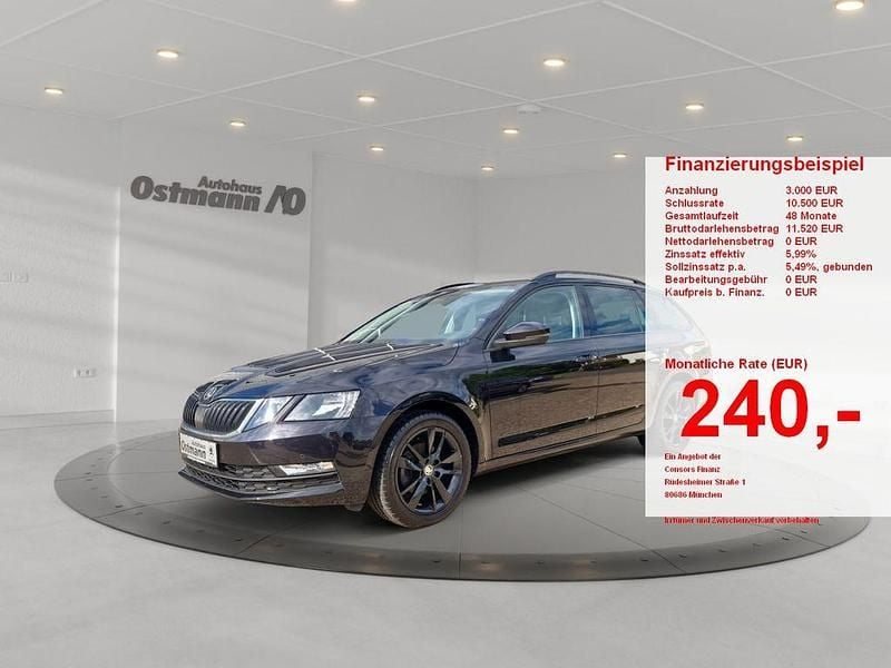 Schwarzmagic perleffekt met. Gebraucht 2020 Skoda Octavia Ambition Kombi | 18.989 € (Superpreis) - Bild 1/4