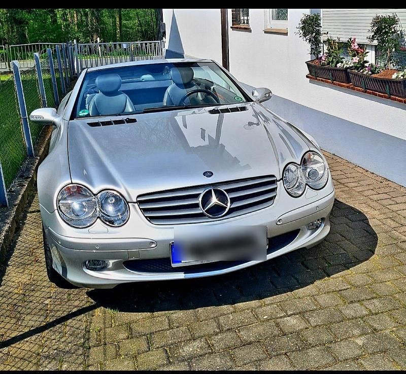 Silber Gebraucht 2003 Mercedes SL350 Cabrio | 18.999 € - Bild 1/4