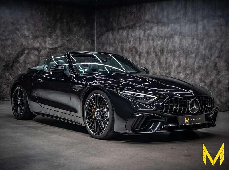 Gebraucht Mercedes SL63 AMG AMG 585 PS (430 kW) 2024 Obsidianschwarz metallic Cabrio
