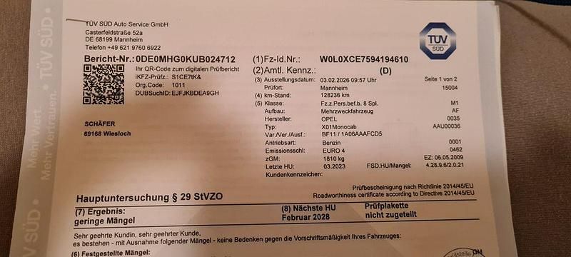 Gebraucht Opel Meriva Edition 90 PS (66 kW) 2009 Blau Van / Kleinbus