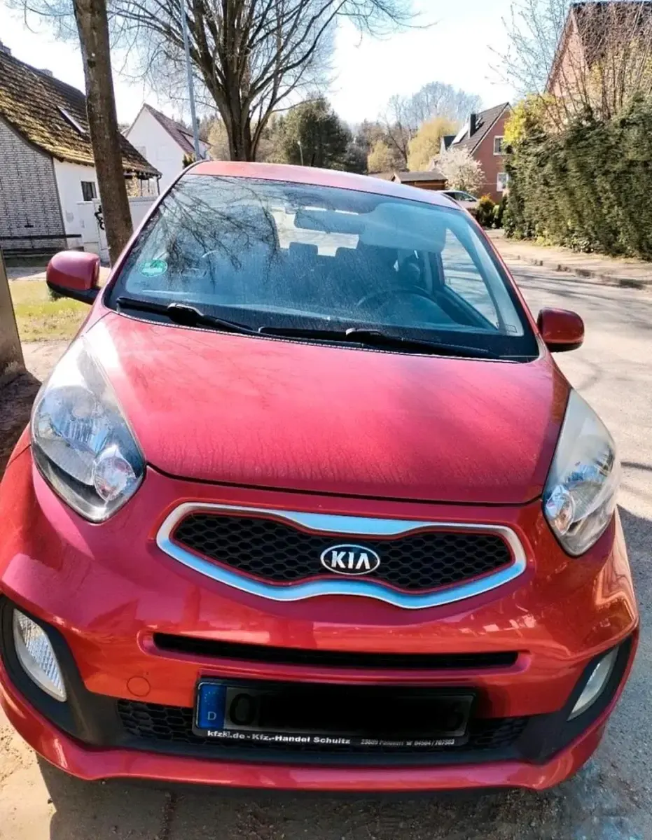 Gebraucht Kia Picanto 69 PS (50 kW) 2013 Rot Kleinwagen