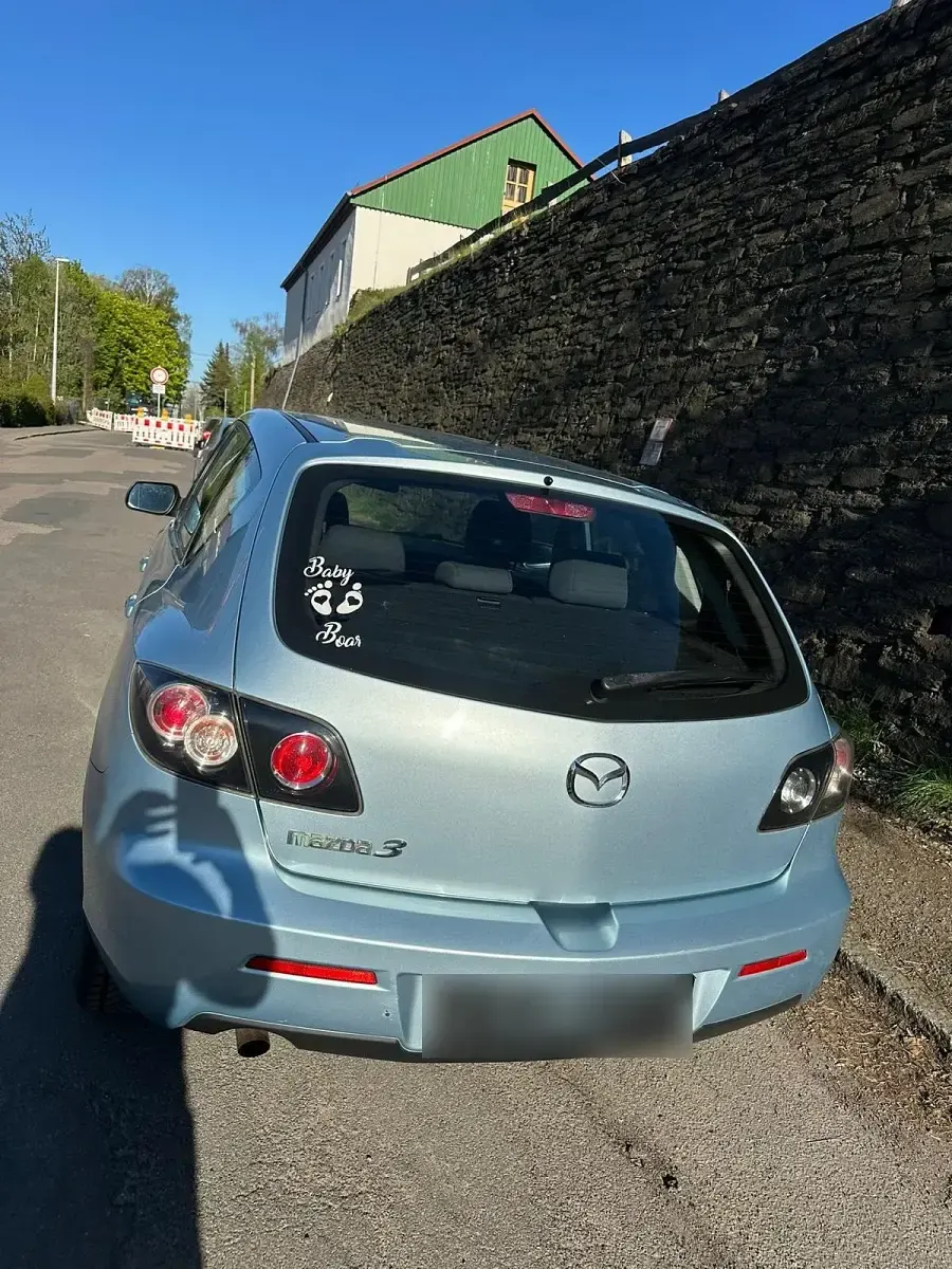 Gebraucht Mazda 3 105 PS (77 kW) 2007 Blau Kleinwagen