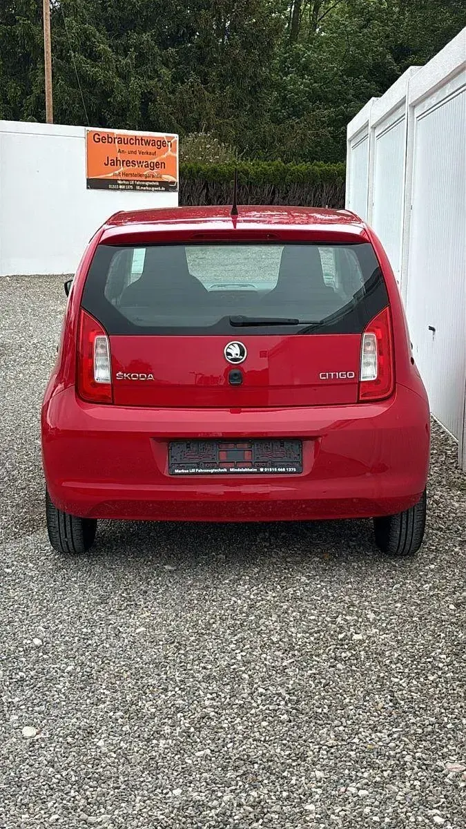 Gebraucht Skoda Citigo 60 PS (44 kW) 2016 Rot Kleinwagen