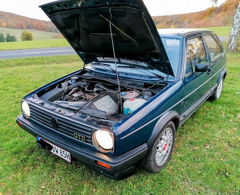Blau Gebraucht 1986 VW Golf II GTD Limousine | 7.500 € - Bild 1/4