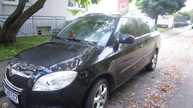 Schwarz Gebraucht 2010 Skoda Fabia Kombi | 4.300 € - Bild 1/4