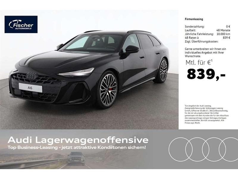 Mythosschwarz metallic Neu 2025 Audi A6 Sport Kombi | 79.980 € (Superpreis) - Bild 1/4