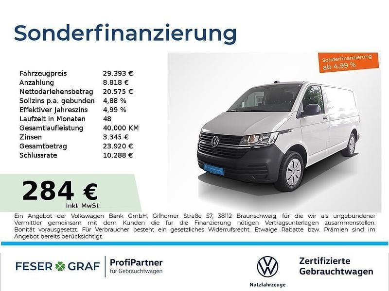 Gebraucht VW T6.1 110 PS (80 kW) 2024 Weiß Van
