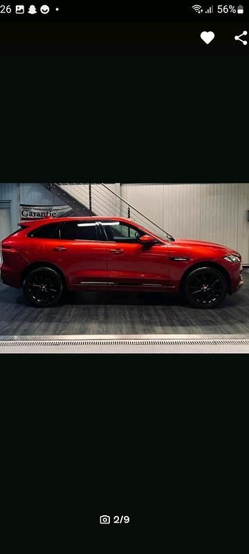 Gebraucht Jaguar F-Pace 180 PS (132 kW) 2017 Rot SUV