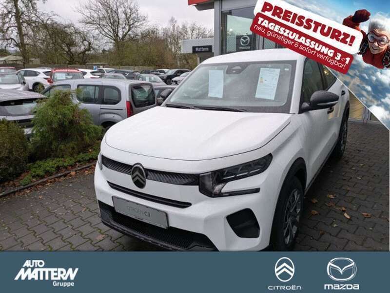 Polarweiß Neu 2024 Citroën C3 PureTech Kleinwagen | 15.590 € (Guter Preis) - Bild 1/4