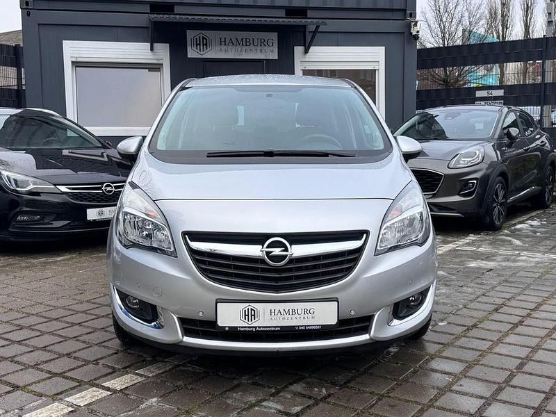 Gebraucht Opel Meriva drive 120 PS (88 kW) 2016 Silber Van / Kleinbus