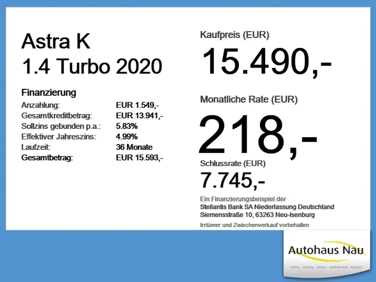 Gebraucht Opel Astra 145 PS (106 kW) 2020 Onyx schwarz Limousine
