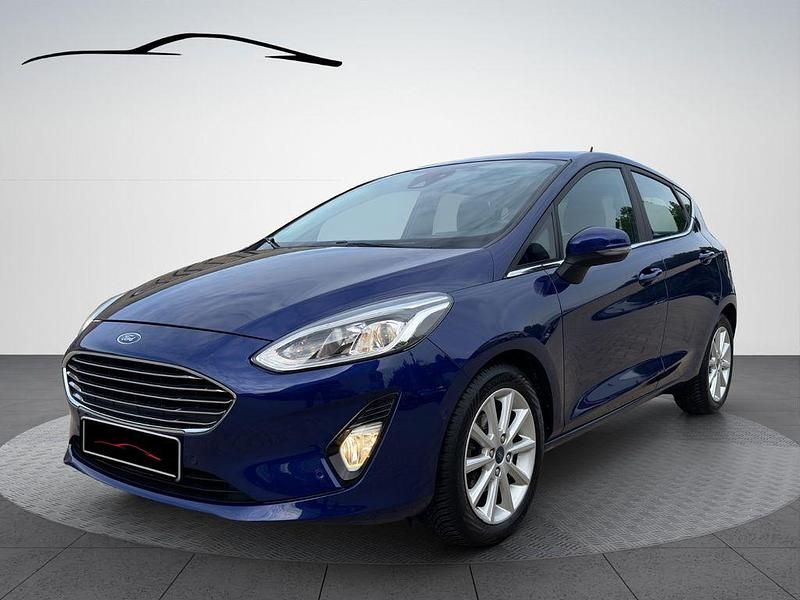 Blau Gebraucht 2017 Ford Fiesta Titanium Kleinwagen | 8.500 € (Fairer Preis) - Bild 1/4