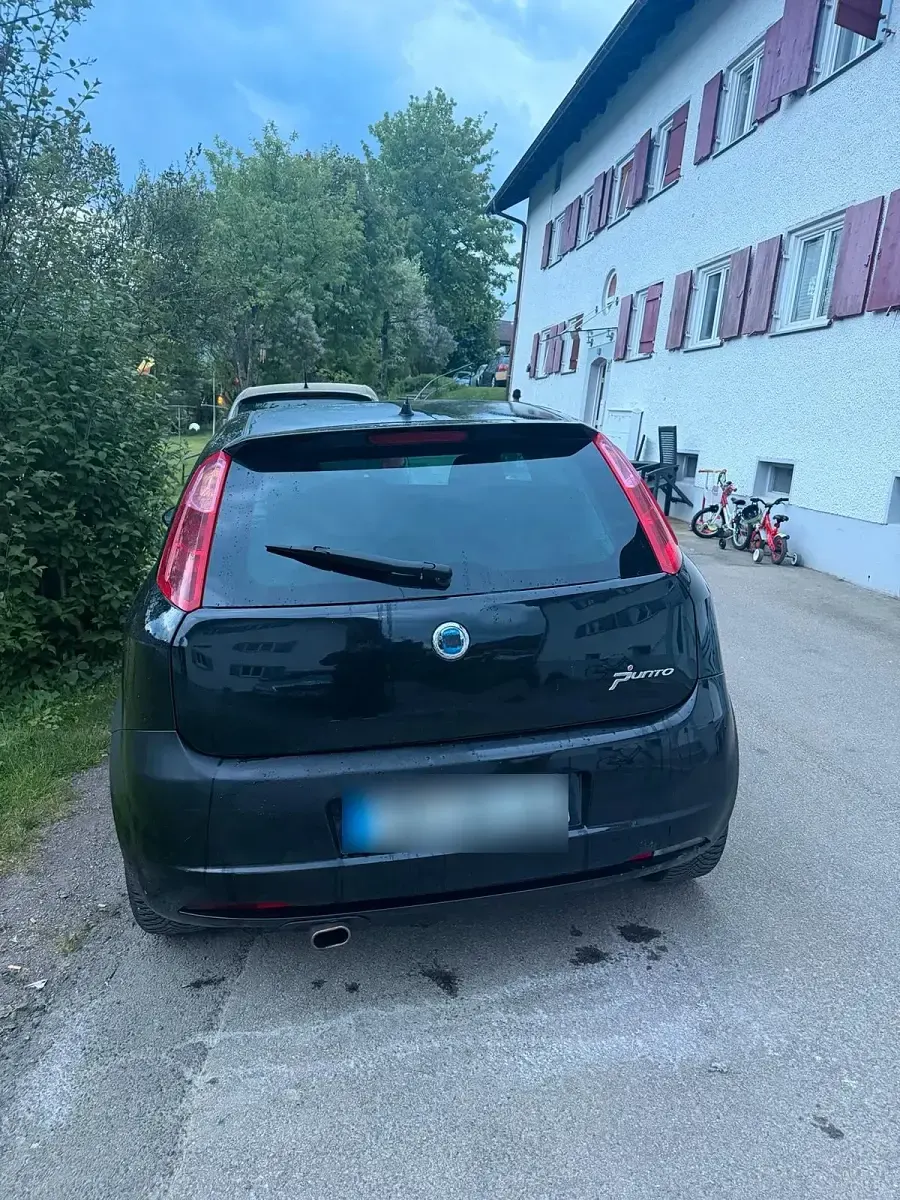 Gebraucht Fiat Punto 95 PS (69 kW) 2007 Schwarz Kleinwagen