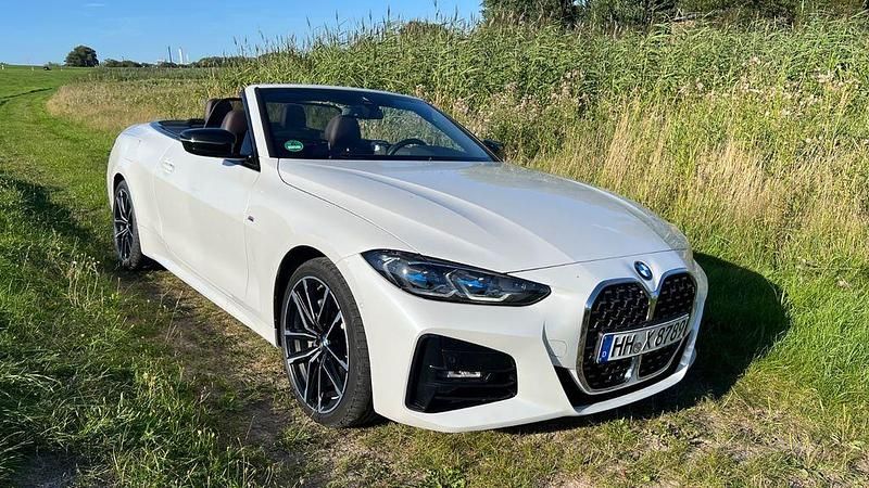 Weiß Gebraucht 2022 BMW 430 Cabriolet Sport Line Cabrio | 44.800 € (Fairer Preis) - Bild 1/4