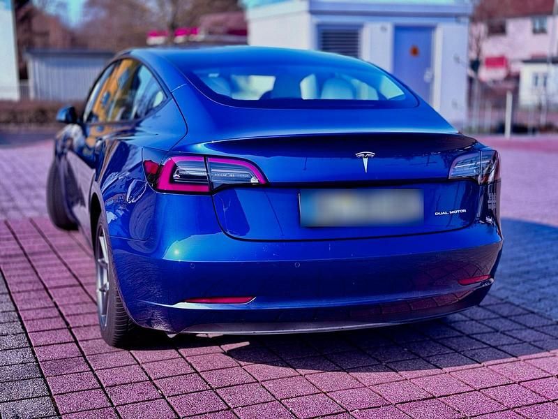 Gebraucht Tesla Model 3 Long Range AWD 366 kW (498 PS) 2021 Blau Limousine