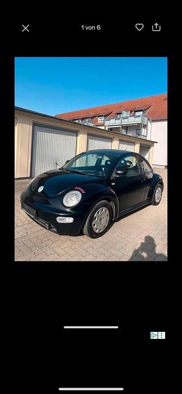 Gebraucht VW Beetle 116 PS (85 kW) 2002 Schwarz Kleinwagen