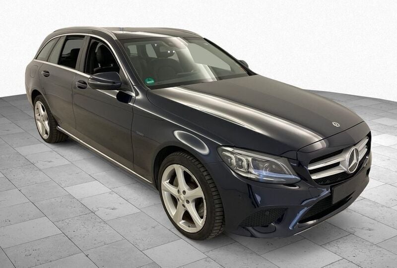 Blau Gebraucht 2020 Mercedes C300e Limousine | 24.980 € (Superpreis) - Bild 1/3