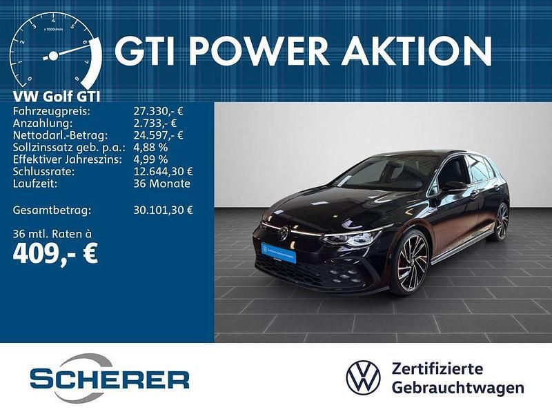 Gebraucht VW Golf VIII GTI 245 PS (180 kW) 2021 Deep black perleffekt (metallic) Limousine
