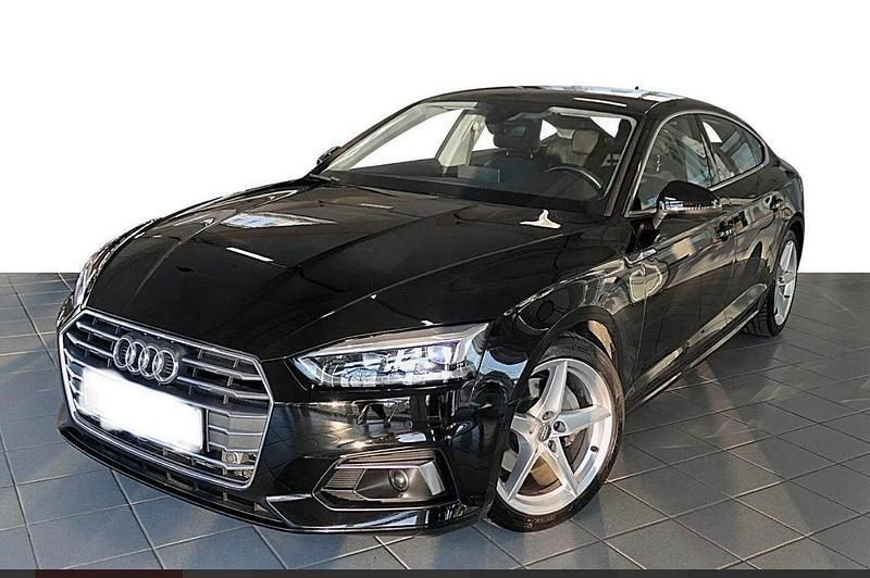 Schwarz Gebraucht 2018 Audi A5 Sportback S-Line Limousine | 25.750 € (Fairer Preis) - Bild 1/4