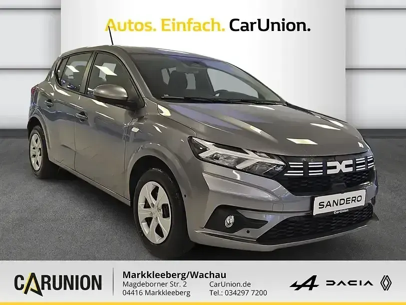 Ny Dacia Sandero Expression 91 HK (66 kW) 2025 Grå Sedan