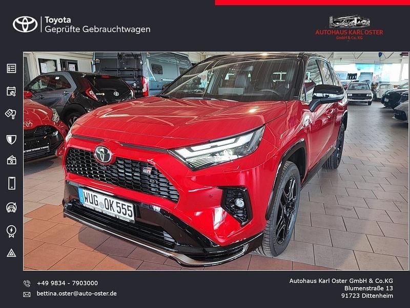 Karminarot metallic Gebraucht 2024 Toyota RAV4 Hybrid Sport SUV | 54.900 € (Teuer) - Bild 1/4