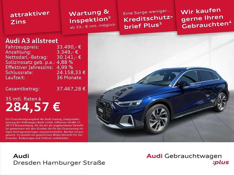 Navarrablau metallic Gebraucht 2025 Audi A3 Ambiente Limousine | 33.490 € (Guter Preis) - Bild 1/3