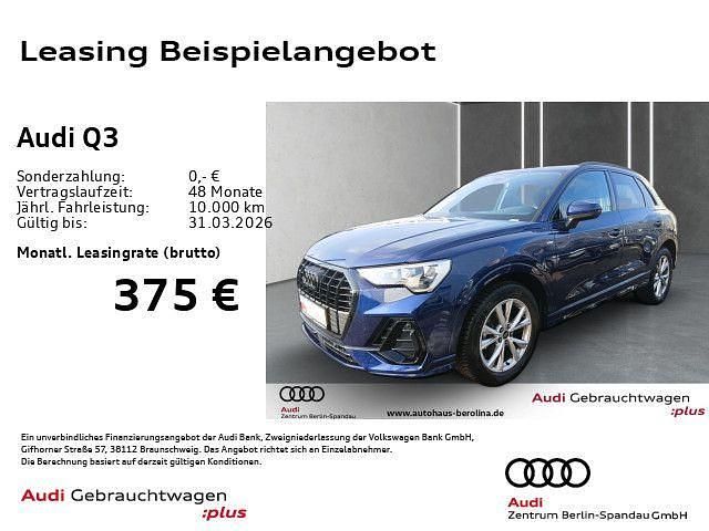 Gebraucht Audi Q3 S-Line 150 PS (110 kW) 2025 Blau SUV