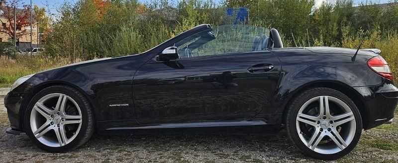 Schwarz Gebraucht 2007 Mercedes SLK200 Cabrio | 8.600 € (Fairer Preis) - Bild 1/4