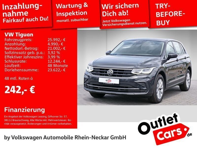 Uranograu Gebraucht 2022 VW Tiguan SUV | 26.491 € (Guter Preis) - Bild 1/2
