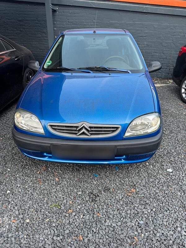 Gebraucht Citroën Saxo 60 PS (44 kW) 2002 Blau Kleinwagen