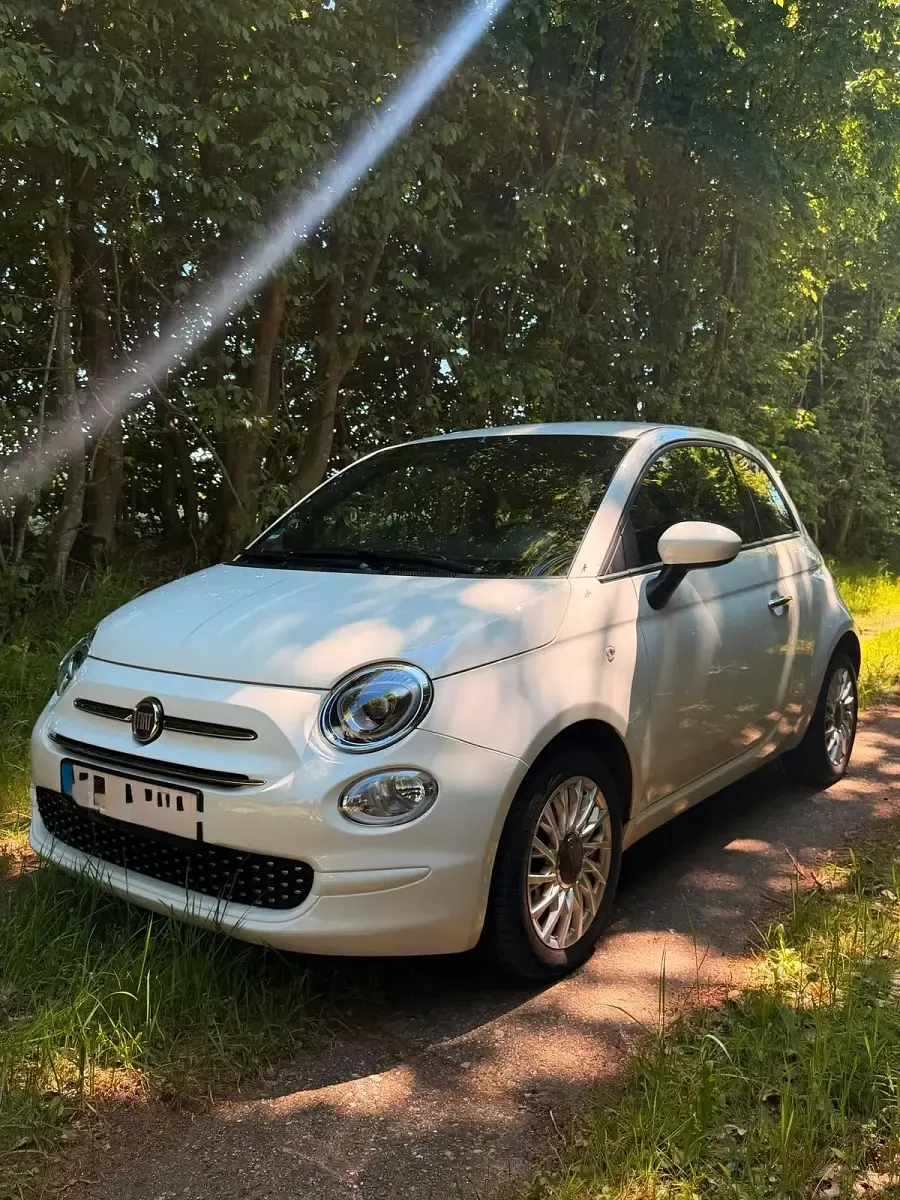 Gebraucht Fiat 500 Lounge 69 PS (50 kW) 2019 Weiß Kleinwagen