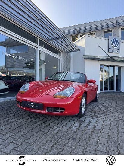 Gebraucht Porsche Boxster 204 PS (150 kW) 1998 Rot Cabrio