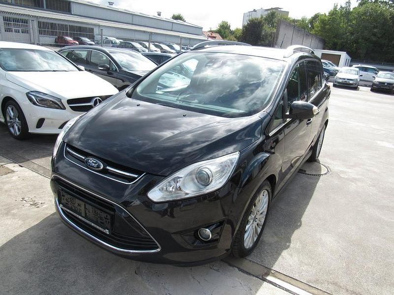 Schwarz Gebraucht 2014 Ford Grand C-Max Titanium Van / Kleinbus | 8.800 € (Teuer) - Bild 1/4