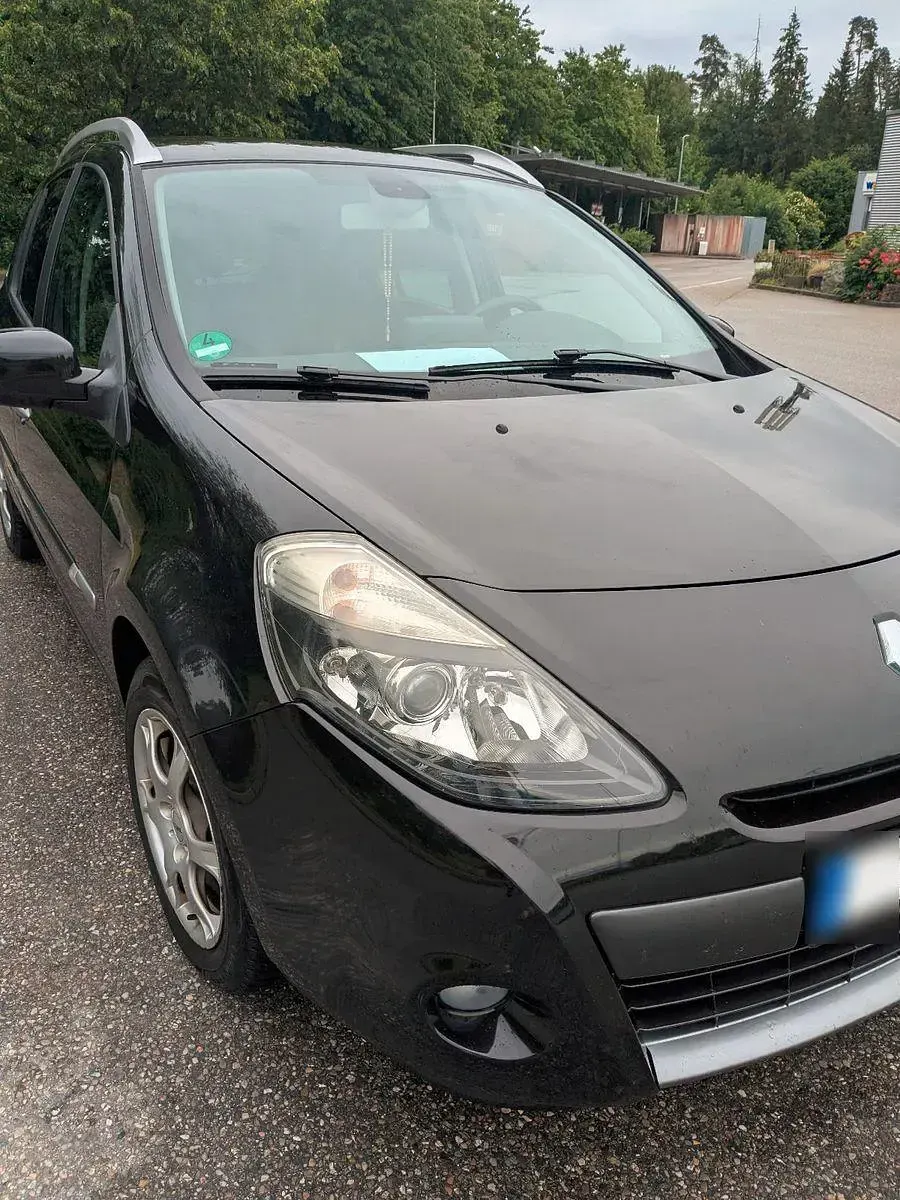 Gebraucht Renault Clio Luxe 101 PS (74 kW) 2009 Schwarz Kombi