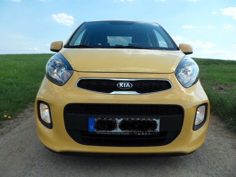 Gelb Gebraucht 2016 Kia Picanto Kleinwagen | 5.300 € (Guter Preis) - Bild 1/4