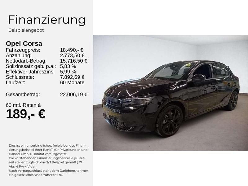 Gebraucht Opel Corsa 101 PS (74 kW) 2025 Schwarz Kleinwagen