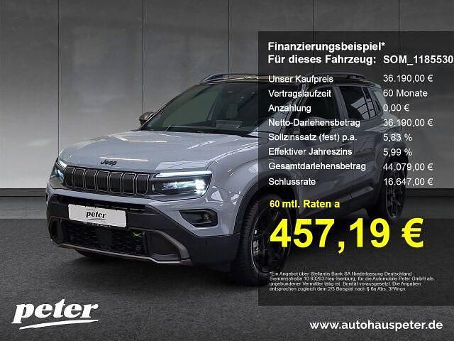 Grau Neu 2025 Jeep Avenger Overland SUV | 36.190 € (Etwas zu teuer) - Bild 1/4