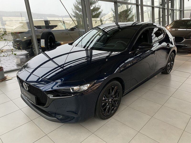 Blau Gebraucht 2024 Mazda 3 Homura-Line Limousine | 25.490 € - Bild 1/4