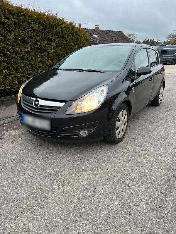 Gebraucht Opel Corsa 2009 Schwarz Kleinwagen
