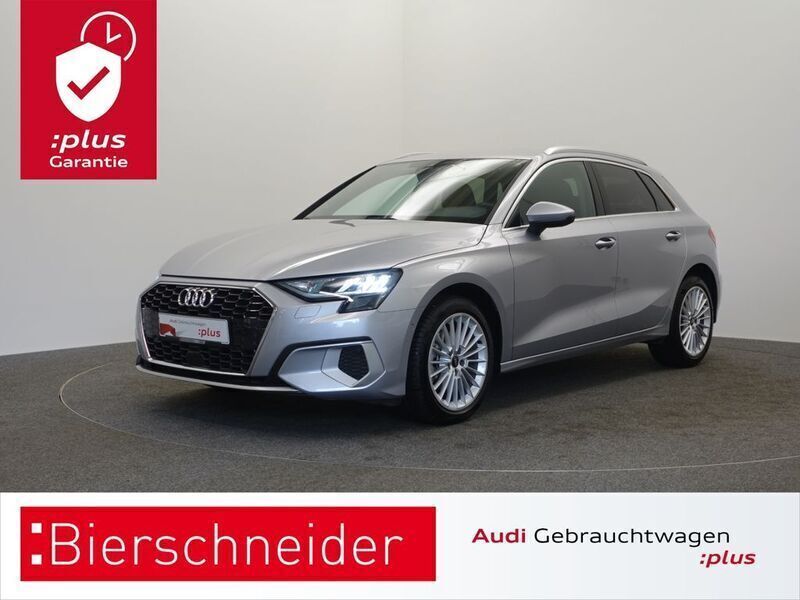 Silber Gebraucht 2023 Audi A3 Sportback Advanced Limousine | 31.450 € (Fairer Preis) - Bild 1/4