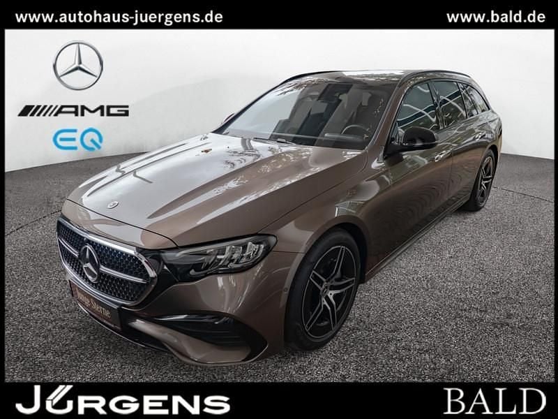 Metalliclack samtbraun Gebraucht 2024 Mercedes E300 AMG Kombi | 54.290 € (Superpreis) - Bild 1/4