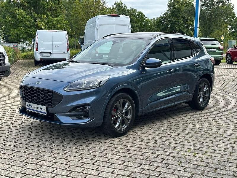 Blau Gebraucht 2024 Ford Kuga ST-Line X SUV | 26.450 € (Superpreis) - Bild 1/4