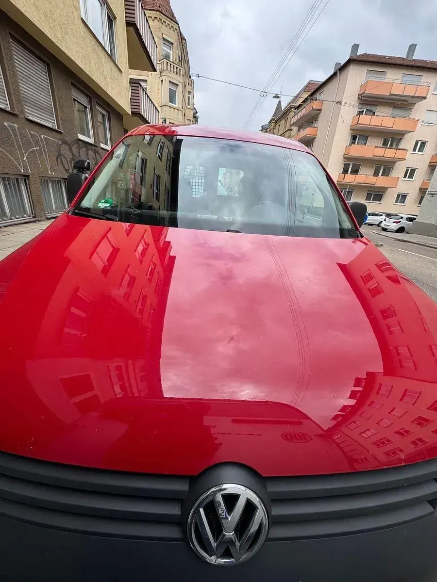Gebraucht VW Caddy 86 PS (63 kW) 2014 Rot Van / Kleinbus