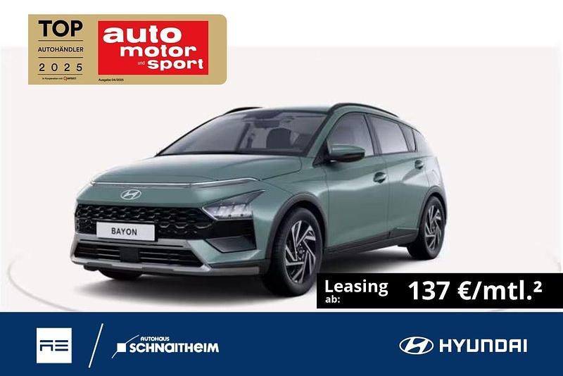 Mangrove green (mg2) Gebraucht 2024 Hyundai Bayon Trend SUV | 18.990 € (Superpreis) - Bild 1/3