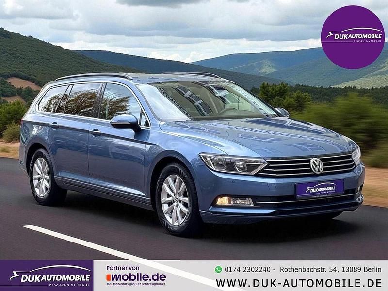 Blau Gebraucht 2015 VW Passat Comfortline Kombi | 14.499 € (Fairer Preis) - Bild 1/4