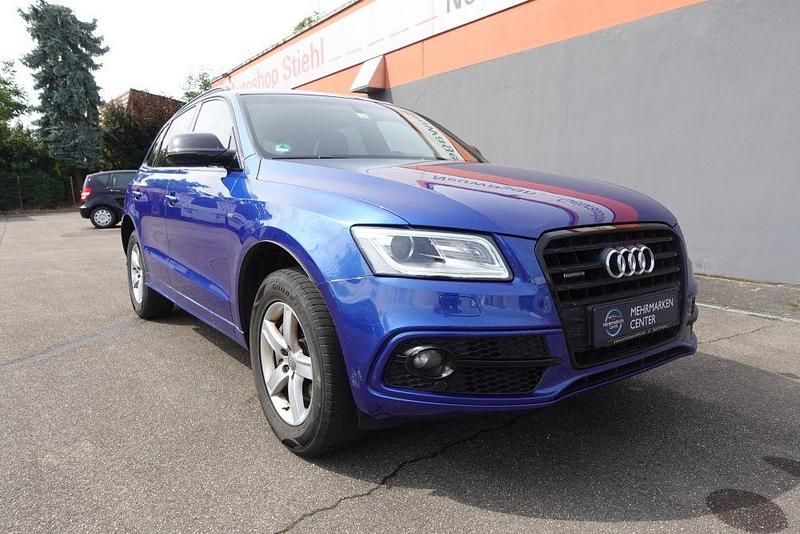 Blau (metallic) Gebraucht 2016 Audi Q5 Advanced SUV | 17.100 € (Guter Preis) - Bild 1/4