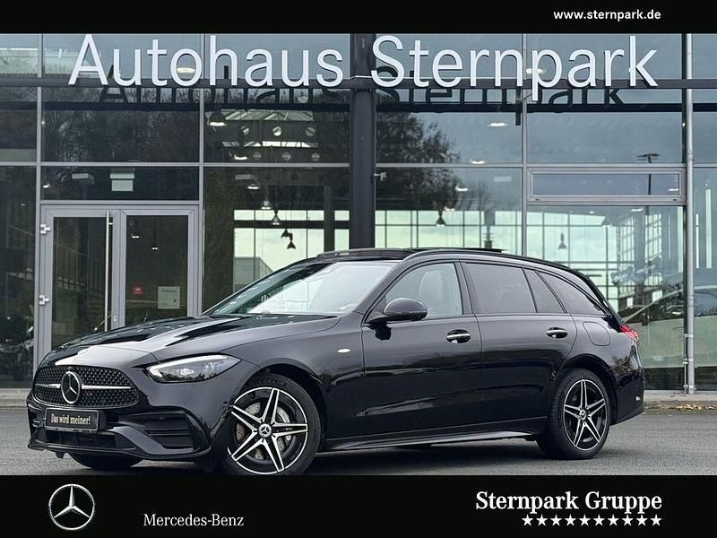 Lack obsidianschwarz Gebraucht 2025 Mercedes C300e AMG Kombi | 58.390 € (Teuer) - Bild 1/4