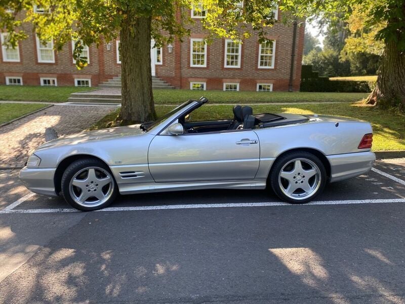 Silber Gebraucht 2000 Mercedes SL500 AMG Cabrio | 48.500 € - Bild 1/4