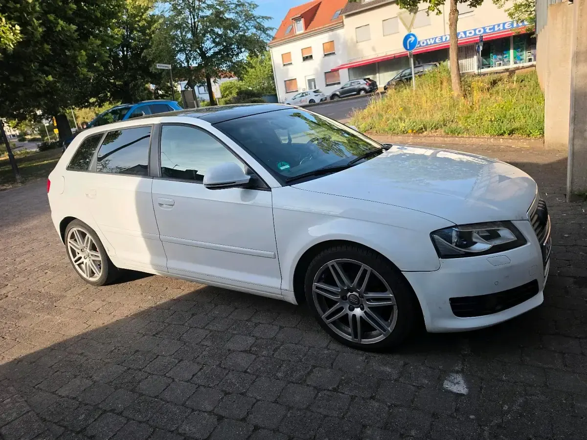 Gebraucht Audi A3 S-Line 160 PS (117 kW) 2009 Weiß Kleinwagen